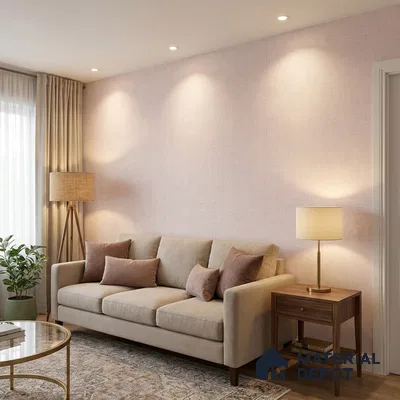 51244103 | 10 Meter x 21 Inch  Fabric Look Wallpaper - 57 Sq. Ft.