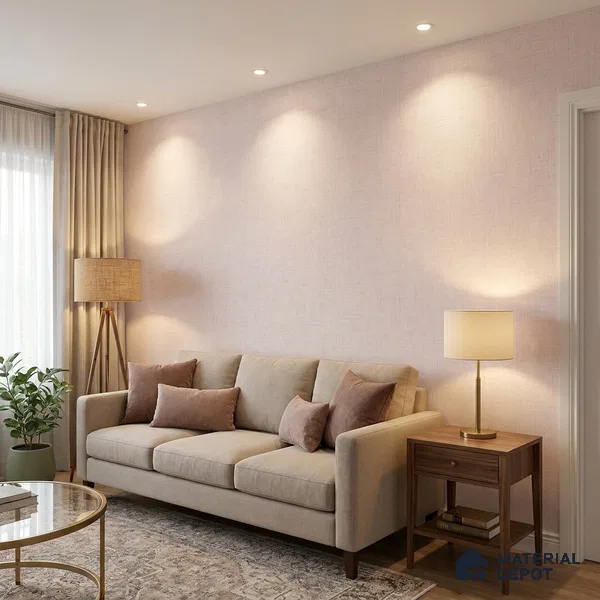 51244103 | 10 Meter x 21 Inch  Fabric Look Wallpaper - 57 Sq. Ft.