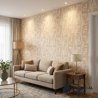 51243907 | 10 Meter x 21 Inch  Patterned Look Wallpaper - 57 Sq. Ft.