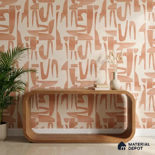 51243903 | 10 Meter x 21 Inch Patterned Look Wallpaper - 57 Sq. Ft.