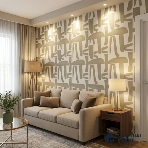 51243904 | 10 Meter x 21 Inch Patterned Look Wallpaper - 57 Sq. Ft.