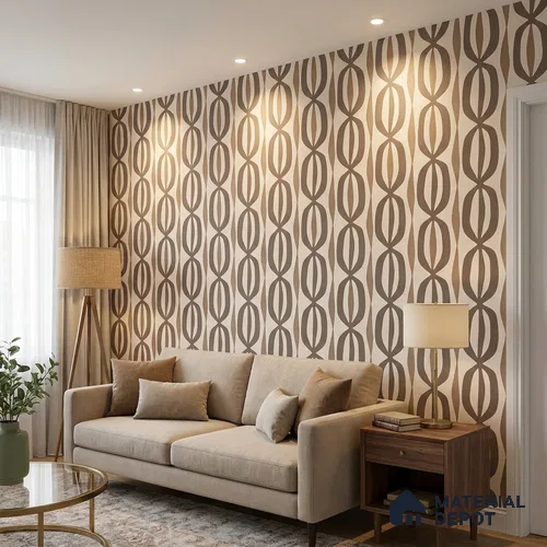51243807 | 10 Meter x 21 Inch  Patterned Look Wallpaper - 57 Sq. Ft.