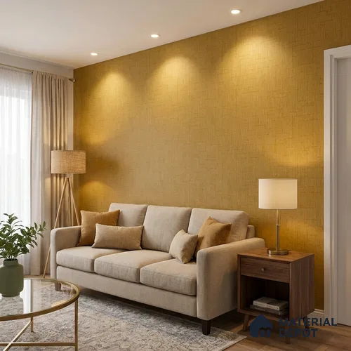 51244102 | 10 Meter x 21 Inch  Fabric Look Wallpaper - 57 Sq. Ft.