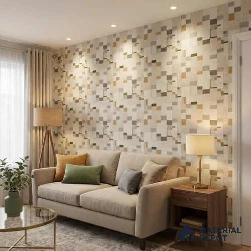 51243704 | 10 Meter x 21 Inch  Patterned Look Wallpaper - 57 Sq. Ft.