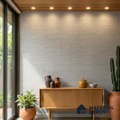 7511-1 | 9.5 Meter x 21 Inch Fabric Look Wallpaper - 55 Sq. Ft.