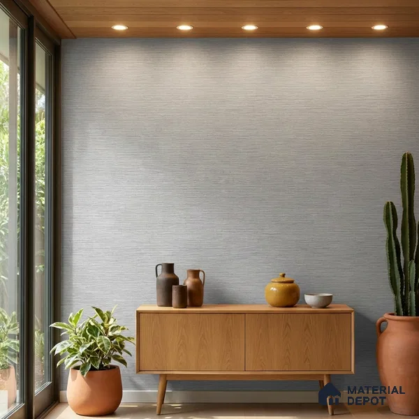 7511-2 | 9.5 Meter x 21 Inch Fabric Look Wallpaper - 55 Sq. Ft.