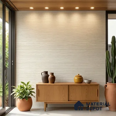 7511-5 | 9.5 Meter x 21 Inch Fabric Look Wallpaper - 55 Sq. Ft.