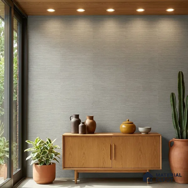 7511-6 | 9.5 Meter x 21 Inch Fabric Look Wallpaper - 55 Sq. Ft.