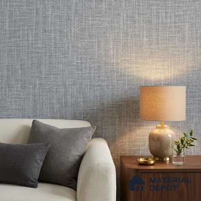 7513-2 | 9.5 Meter x 21 Inch Fabric Look Wallpaper - 55 Sq. Ft.