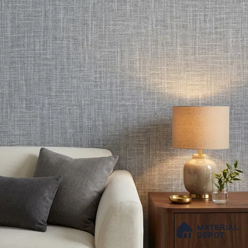 7513-2 | 9.5 Meter x 21 Inch Fabric Look Wallpaper - 55 Sq. Ft.