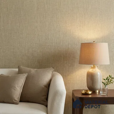 7513-5 | 9.5 Meter x 21 Inch Fabric Look Wallpaper - 55 Sq. Ft.