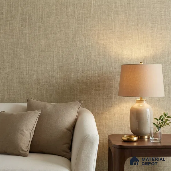 7513-5 | 9.5 Meter x 21 Inch Fabric Look Wallpaper - 55 Sq. Ft.