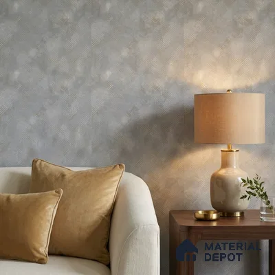 7514-2 | 9.5 Meter x 21 Inch Fabric Look Wallpaper - 55 Sq. Ft.