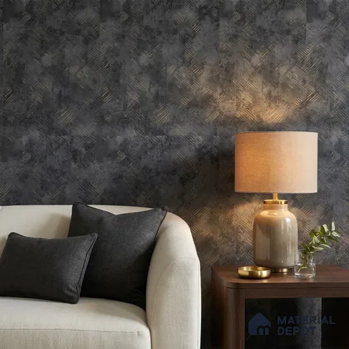 7514-3 | 9.5 Meter x 21 Inch Fabric Look Wallpaper - 55 Sq. Ft.