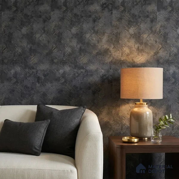 7514-3 | 9.5 Meter x 21 Inch Fabric Look Wallpaper - 55 Sq. Ft.