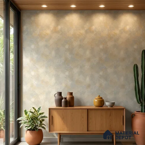 7514-5 | 9.5 Meter x 21 Inch Fabric Look Wallpaper - 55 Sq. Ft.
