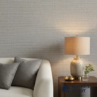 7515-3 | 9.5 Meter x 21 Inch Fabric Look Wallpaper - 55 Sq. Ft.