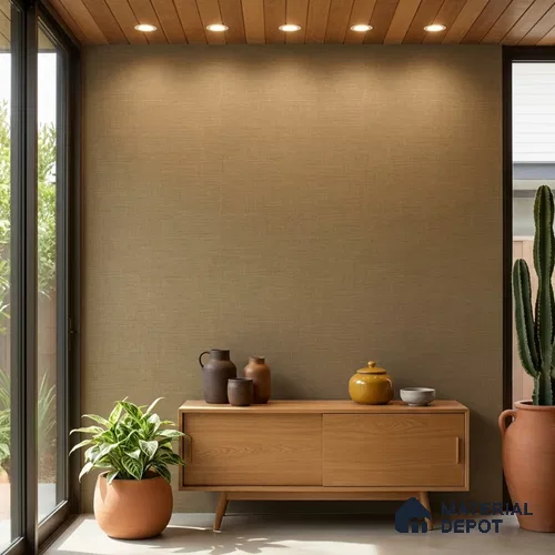 7515-7 | 9.5 Meter x 21 Inch Fabric Look Wallpaper - 55 Sq. Ft.