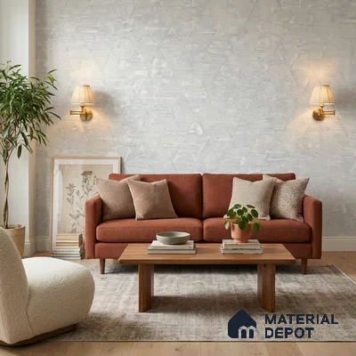 7519-4 | 9.5 Meter x 21 Inch Patterned Look Wallpaper - 55 Sq. Ft.