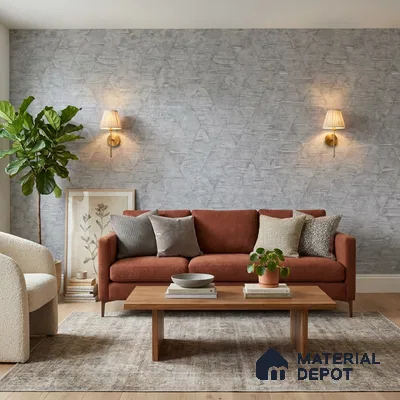 7519-5 | 9.5 Meter x 21 Inch Patterned Look Wallpaper - 55 Sq. Ft.