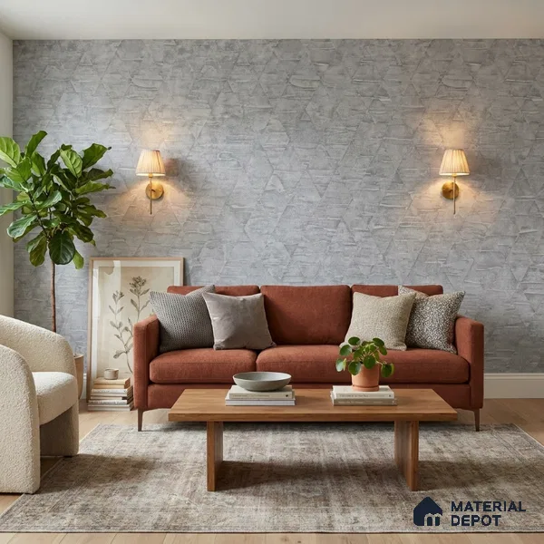 7519-5 | 9.5 Meter x 21 Inch Patterned Look Wallpaper - 55 Sq. Ft.