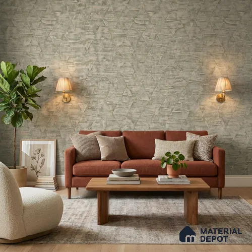 7519-6 | 9.5 Meter x 21 Inch Patterned Look Wallpaper - 55 Sq. Ft.