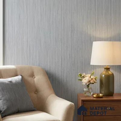 7523-1 | 9.5 Meter x 21 Inch Fabric Look Wallpaper - 55 Sq. Ft.