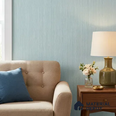 7523-2 | 9.5 Meter x 21 Inch Fabric Look Wallpaper - 55 Sq. Ft.