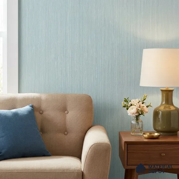 7523-2 | 9.5 Meter x 21 Inch Fabric Look Wallpaper - 55 Sq. Ft.