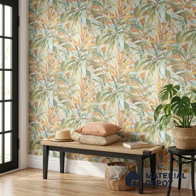 10340-1 | 5 Meter x 42 Inches Florals Look Wallpaper - 57 Sq. Ft.