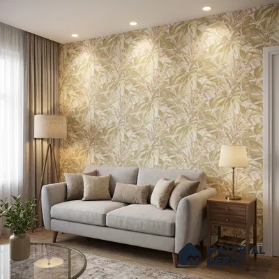 10340-2 | 5 Meter x 42 Inches Florals Look Wallpaper - 57 Sq. Ft.