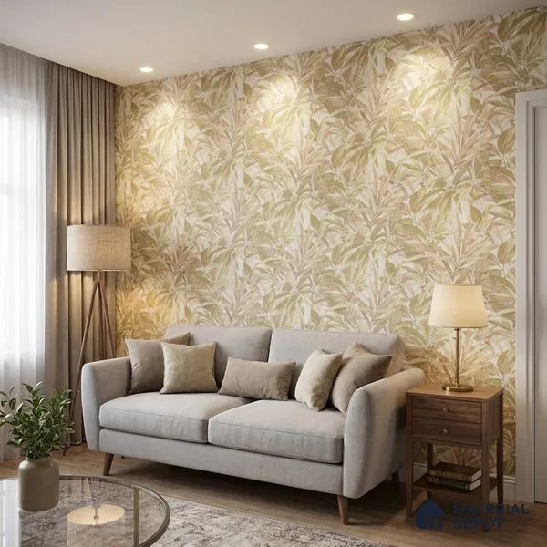 10340-2 | 5 Meter x 42 Inches Florals Look Wallpaper - 57 Sq. Ft.