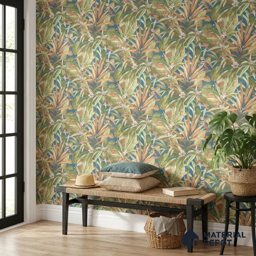10340-3 | 5 Meter x 42 Inches Florals Look Wallpaper - 57 Sq. Ft.