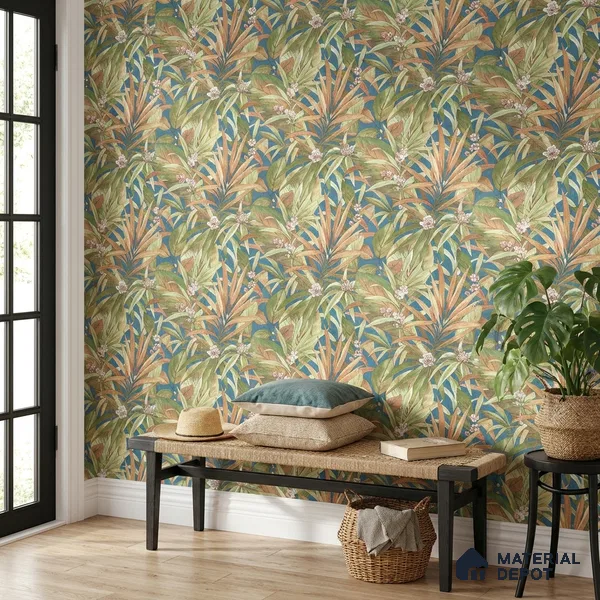 10340-3 | 5 Meter x 42 Inches Florals Look Wallpaper - 57 Sq. Ft.