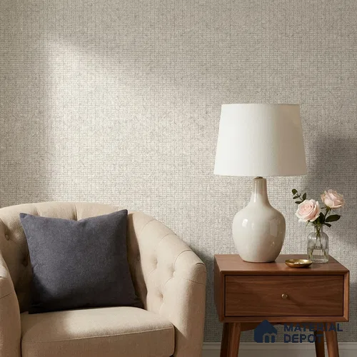10327-3 | 5 Meter x 42 Inches Fabric Look Wallpaper - 57 Sq. Ft.