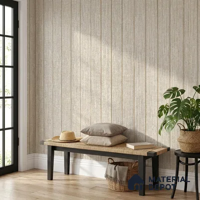 10336-1 | 5 Meter x 42 Inches Fabric Look Wallpaper - 57 Sq. Ft.