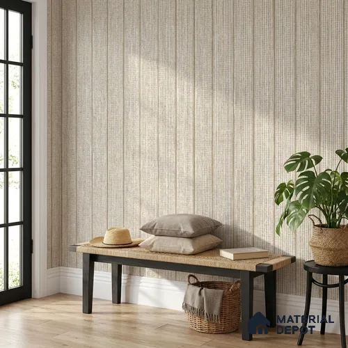 10336-1 | 5 Meter x 42 Inches Fabric Look Wallpaper - 57 Sq. Ft.