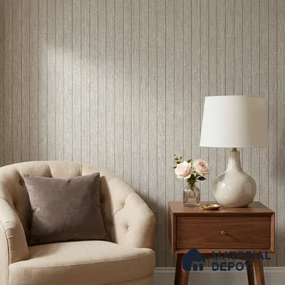 10336-2 | 5 Meter x 42 Inches Fabric Look Wallpaper - 57 Sq. Ft.