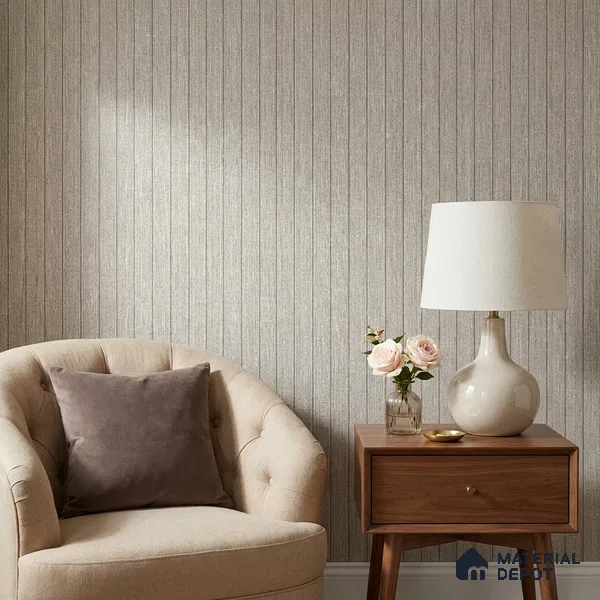10336-2 | 5 Meter x 42 Inches Fabric Look Wallpaper - 57 Sq. Ft.