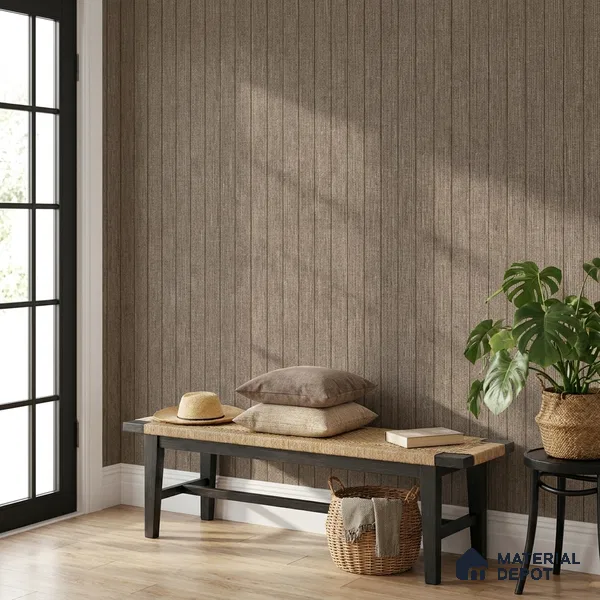 10336-4 | 5 Meter x 42 Inches Fabric Look Wallpaper - 57 Sq. Ft.