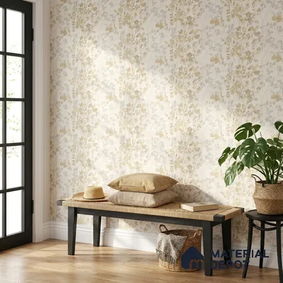10338-2 | 5 Meter x 42 Inches Florals Look Wallpaper - 57 Sq. Ft.