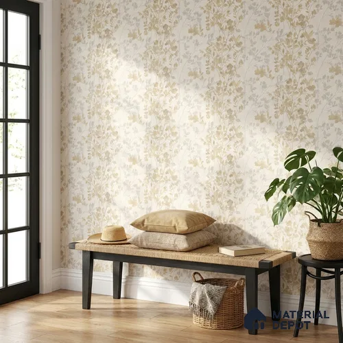 10338-2 | 5 Meter x 42 Inches Florals Look Wallpaper - 57 Sq. Ft.