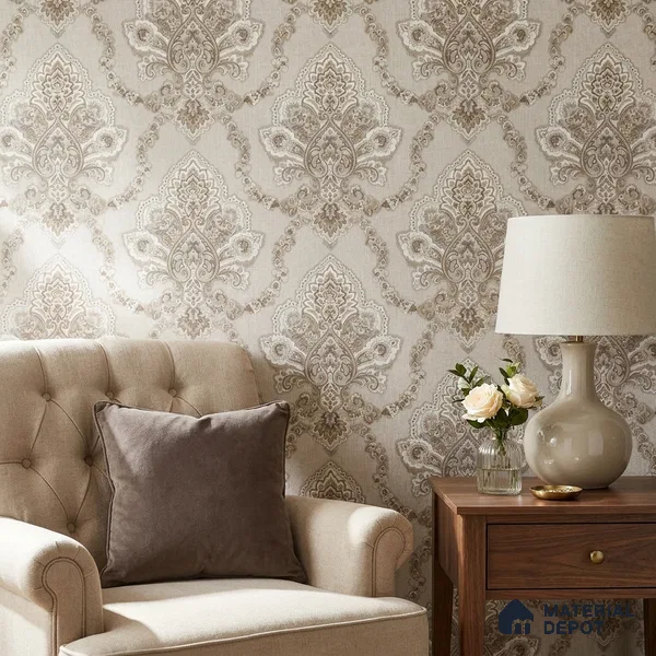 10335-3 | 5 Meter x 42 Inches Florals Look Wallpaper - 57 Sq. Ft.