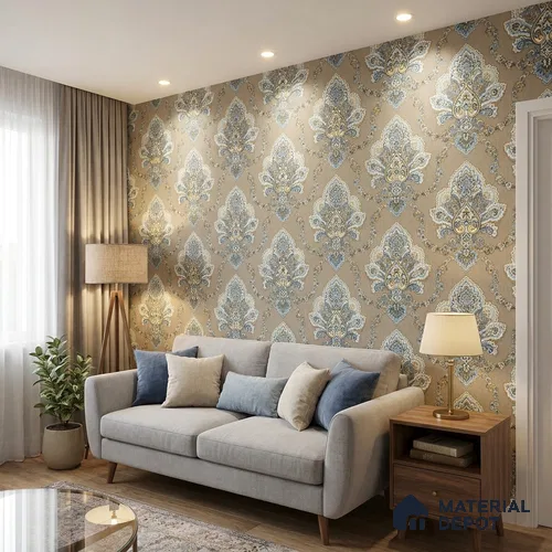 10335-4 | 5 Meter x 42 Inches Florals Look Wallpaper - 57 Sq. Ft.