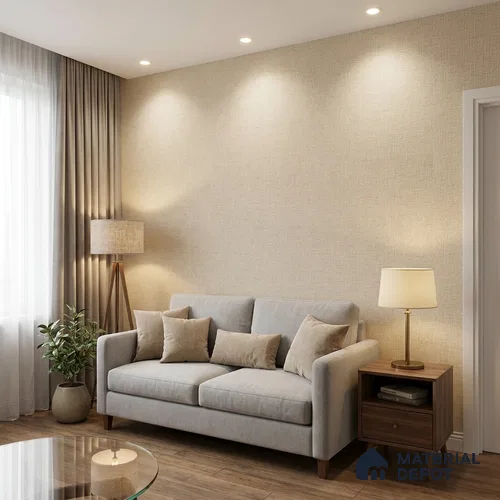 10334-2 | 5 Meter x 42 Inches Fabric Look Wallpaper - 57 Sq. Ft.