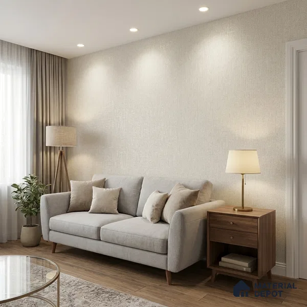10332-2 | 5 Meter x 42 Inches Fabric Look Wallpaper - 57 Sq. Ft.