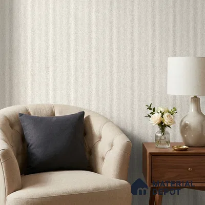10326-1 | 5 Meter x 42 Inches Fabric Look Wallpaper - 57 Sq. Ft.
