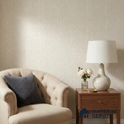 10326-2 | 5 Meter x 42 Inches Fabric Look Wallpaper - 57 Sq. Ft.