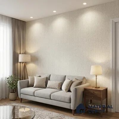 10326-3 | 5 Meter x 42 Inches Fabric Look Wallpaper - 57 Sq. Ft.