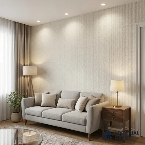 10326-3 | 5 Meter x 42 Inches Fabric Look Wallpaper - 57 Sq. Ft.